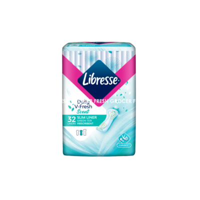 LIBRESSE DAILY V-FRESH SLIM LINER ABSORBENT BREAT 32'S