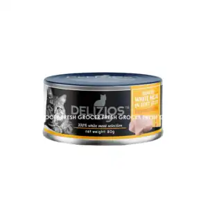 DELIZIOS BONITO WHITE MEAT IN SOFT JELLY TOPPING CHEESE 80GM