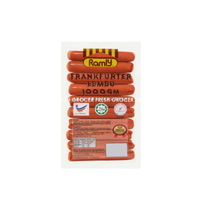 RAMLY BEEF FRANKFURTER 1000GM