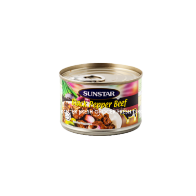 SUNSTAR BLACK PEPPER BEEF 140GM