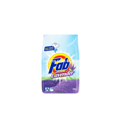 FAB DETERGENT POWDER LAVENDER 720GM