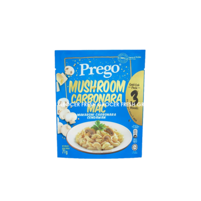 PREGO MUSHROOM CARBONARA MAC 71GM