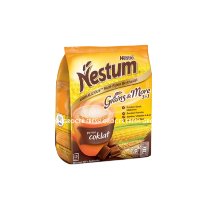 NESTLE NESTUM GRAINS & MORE 3IN1 PERISA COKLAT (15X28GM) 420GM