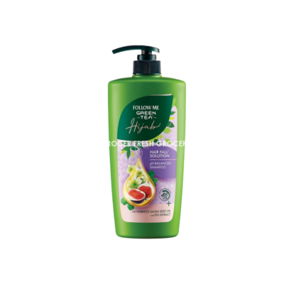 FOLLOW ME SHAMPOO 650ML GREEN TEA HIJAB HAIR FALL