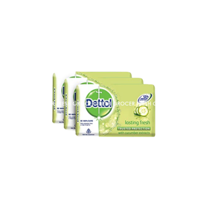 DETTOL BODY SOAP LASTING FRESH 100GM (BUY 3 FREE 1)