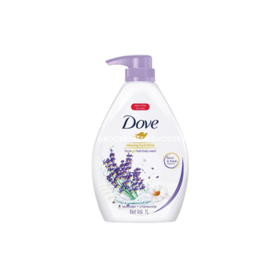 DOVE BODY WASH LAVENDER 1L