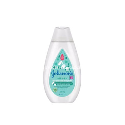 JOHNSON'S MILK+RICE BABY BATH 200ML