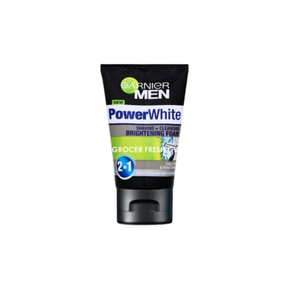 GARNIER MEN FOAM SHAVING+CLEANSING BRIGHTENING 2IN1 100ML