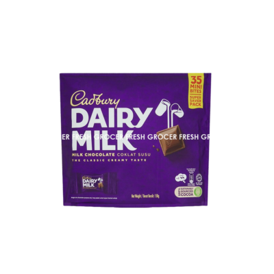 CADBURY DAIRY 158GM MINI BITES DOY BAG 35'S