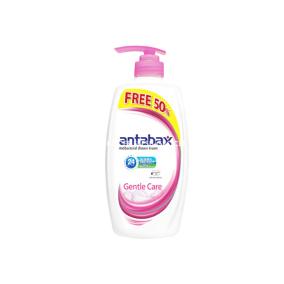 ANTABAX SHOWER CREAM GENTLE CARE 650ML FREE 50%