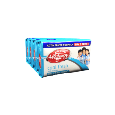 LIFEBUOY BAR SOAP COOL FRESH 4SX115GM