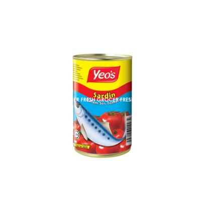 YEOS SARDINES IN TOMATO SAUCE 155GM