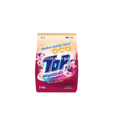 TOP POWDER DETERGENT SILKY MIRACLE 2.1KG