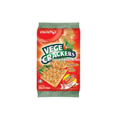 MUNCHYS VEGETABLE CRACKERS 390GM