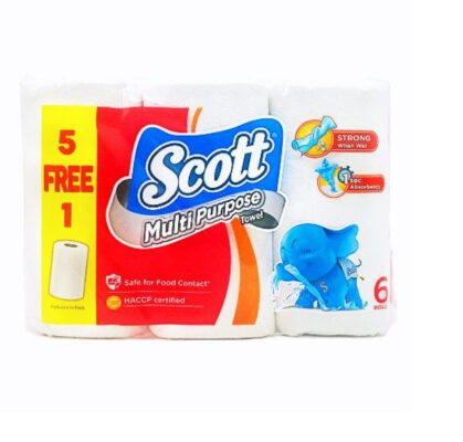 SCOTT KITCHEN TOWEL REGULAR 5+1 ROLL