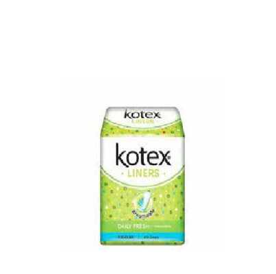 KOTEX FRESH LINERS REGULAR UNSCETED  40LINERS