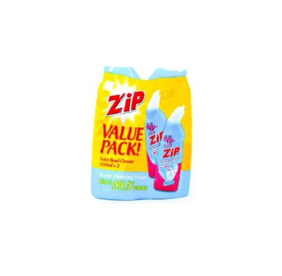 ZIP TOILET BOWL CLEANER THICK GEL FLORAL 2PCS X 500ML