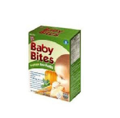 BABY BITES VEGETABLE RICE RUSKS 50GM