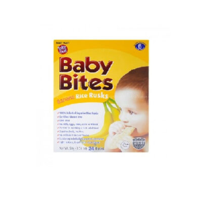 BABY BITES BANANA RICE RUSKS 50GM