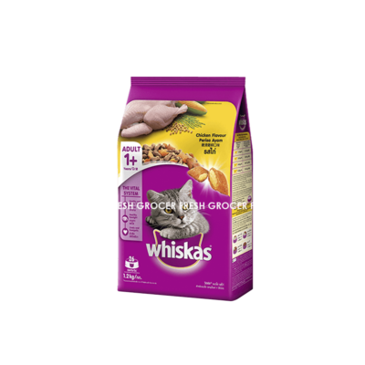 WHISKAS POUCHES CHICKEN 1.2KG