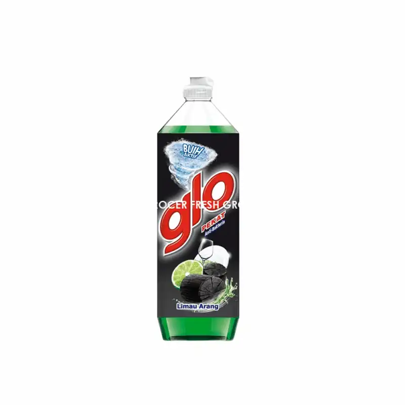 GLO DISHWASH 800ML LIQUID LIME CHARCOAL