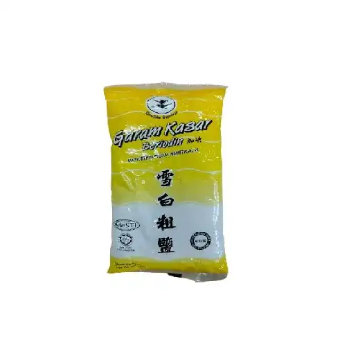 CAP BURUNG LAYANG LAYANG GARAM KASAR ( BERIODIN) 350GM