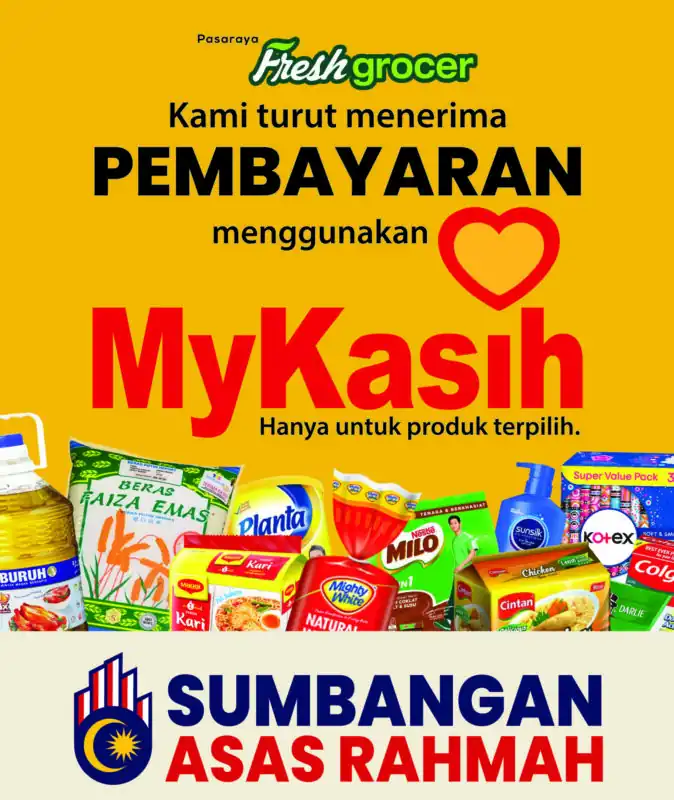 TEBUS MYKASIH DI FRESH GROCER