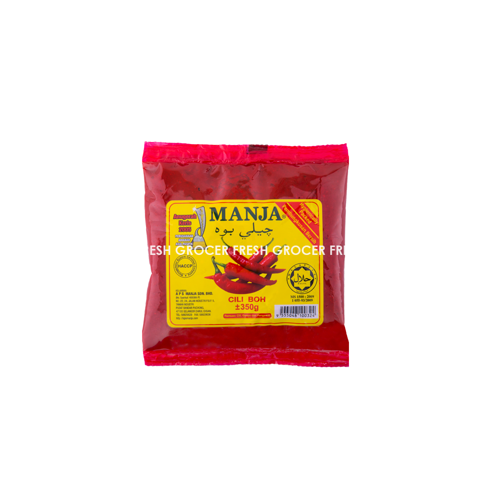 Cili Mesin Cili Boh Jenama Manja 350gram Shopee Malaysia